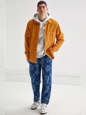 Urban Outfitters BDG Bow Fit Jeans Checkerboard Print